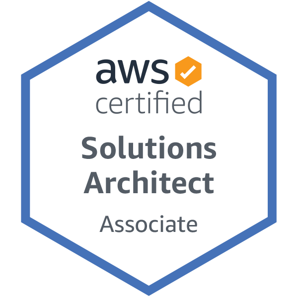 Earned AWS Solutions Architect Associate Badge